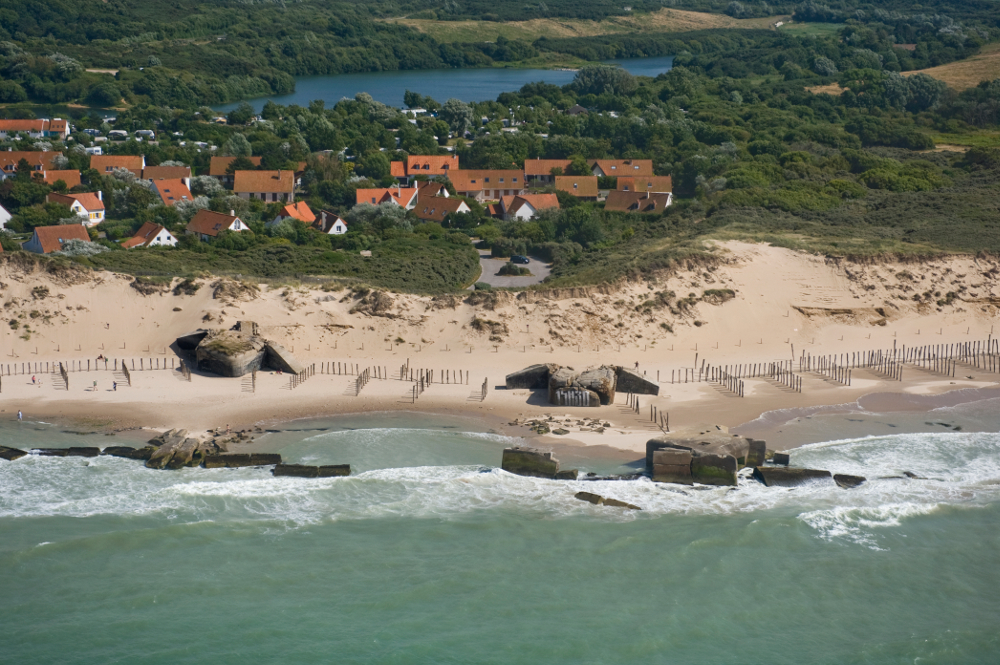 Les blockhaus, des marqueurs de l'évolution passée du littoral (Laurent Mignaux - MTES)