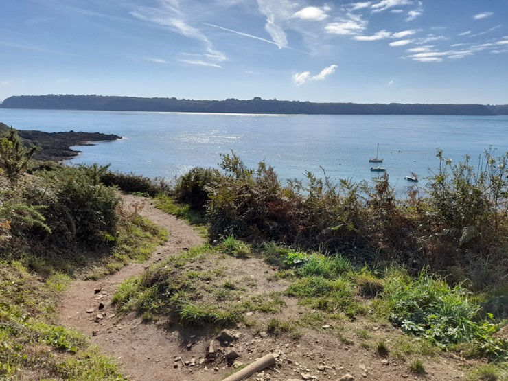 Vue sur le goulet de Brest depuis Plouzané - Finistère - © N. Cossu - Cerema