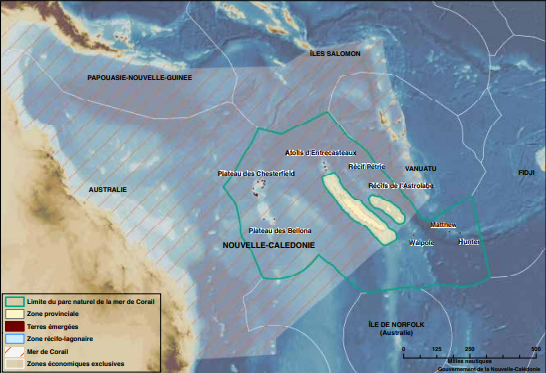 Présentation de la mer de Corail et son parc naturel