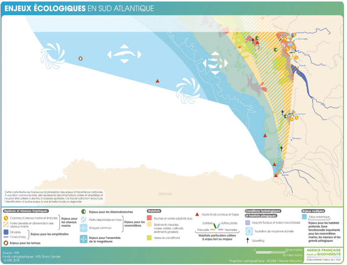 Présentation de la façade Sud Atlantique et ses enjeux écologiques